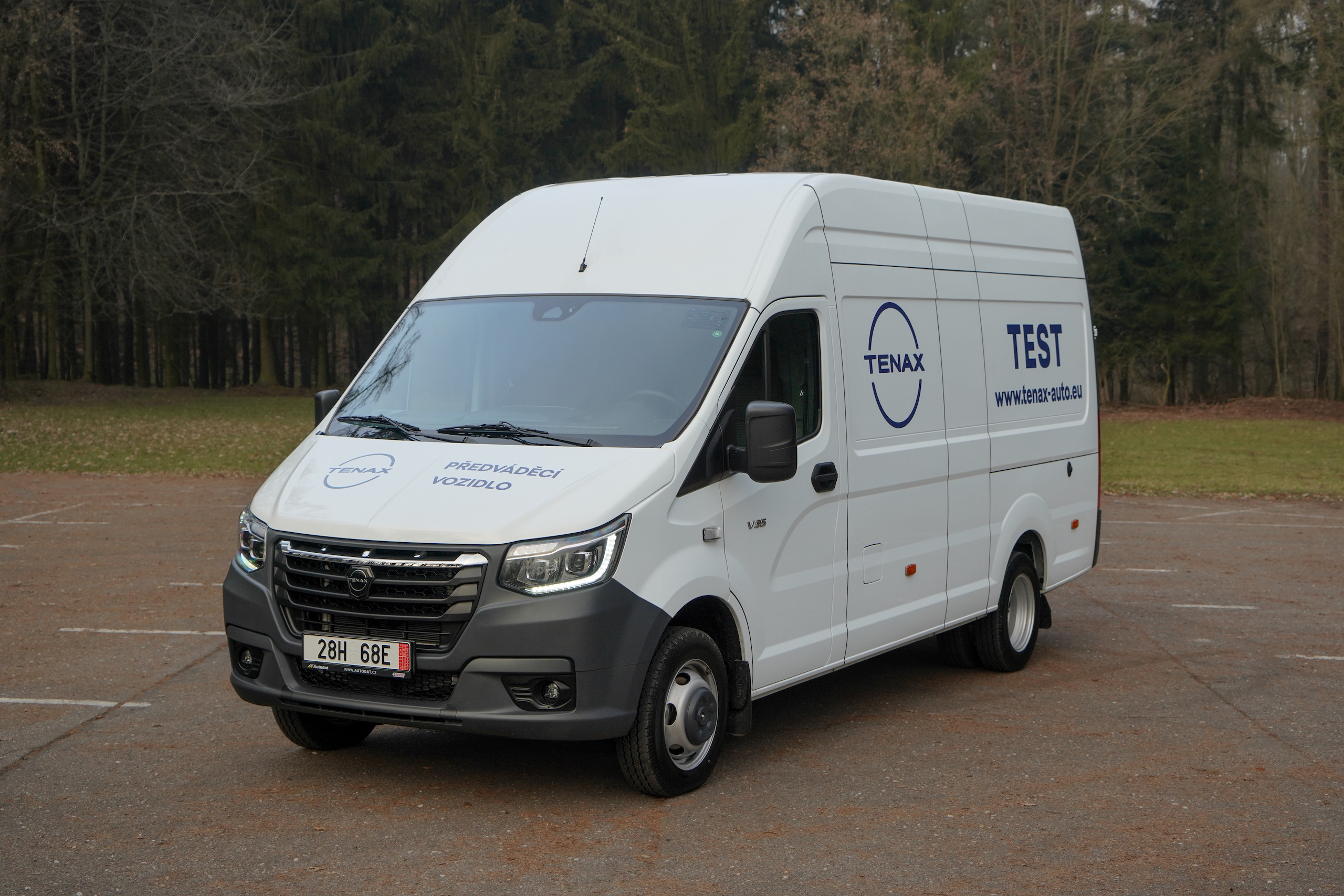 TENAX V35 při testovací jízdě